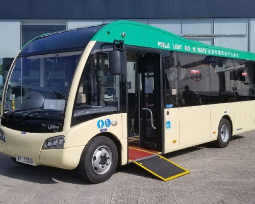 低地台小巴可供輪椅上落。圖：政府新聞處