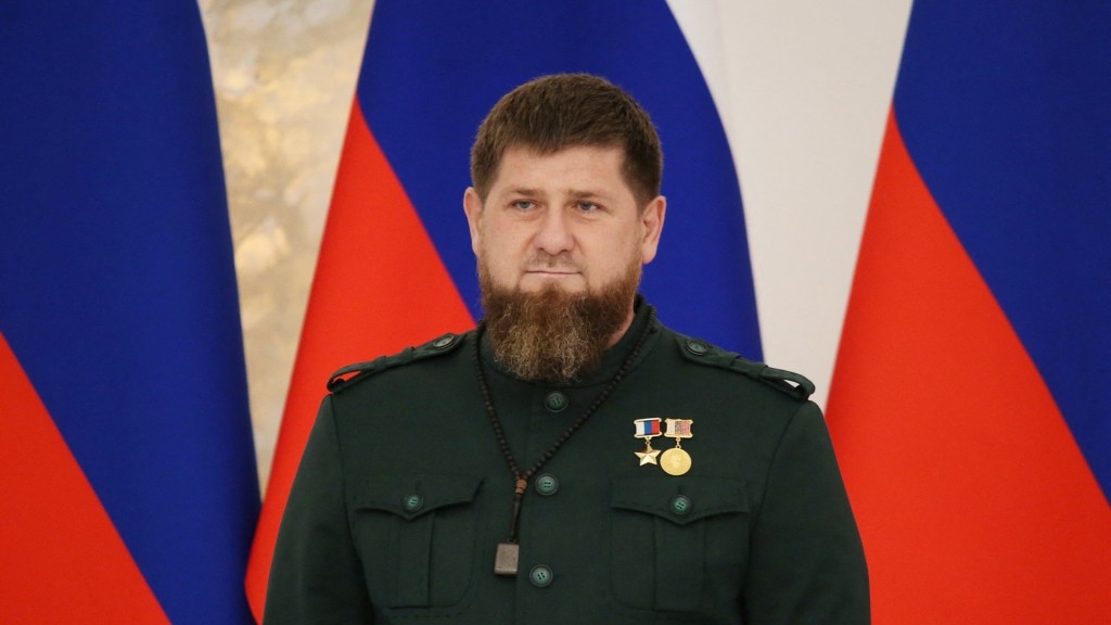 車臣共和國領導人卡德羅夫。 路透社