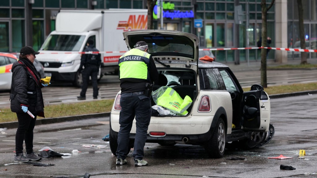 慕尼黑發生車撞人群事件，至少20傷。 路透社