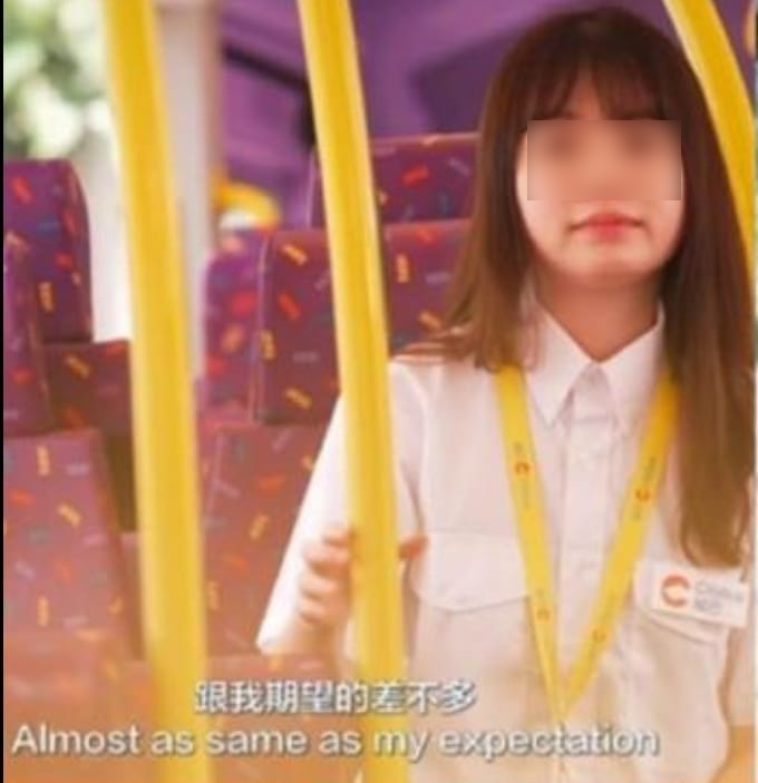 目前城巴官方FB已删走有关张姓女车长的宣传片。
