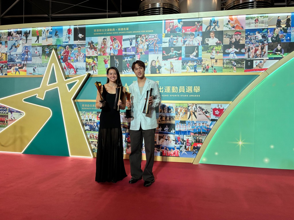 Ryan跟何詩蓓分獲男女子「星中之星」大獎，原來二人曾於2014年南京青年奧運會分別奪得銀牌。蘇正謙攝