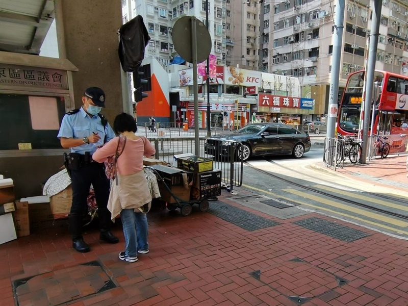 行動中警方共發出108張傳票。圖:警方提供