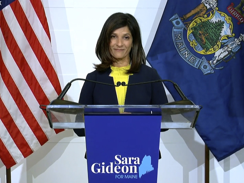 民主党吉迪恩(Susan Gideon)。AP图片