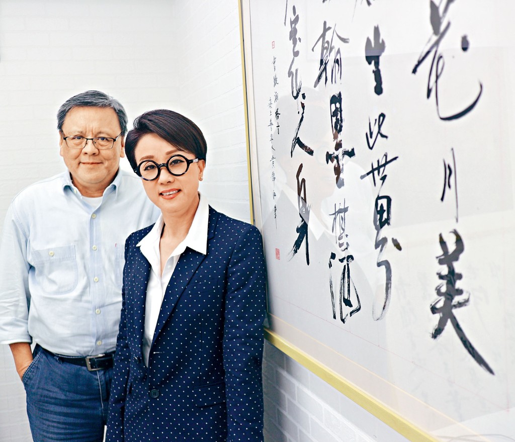 冼杞然(圖左)與蓋鳴暉(圖右)於《鄭和.情義篇》攜手合作。