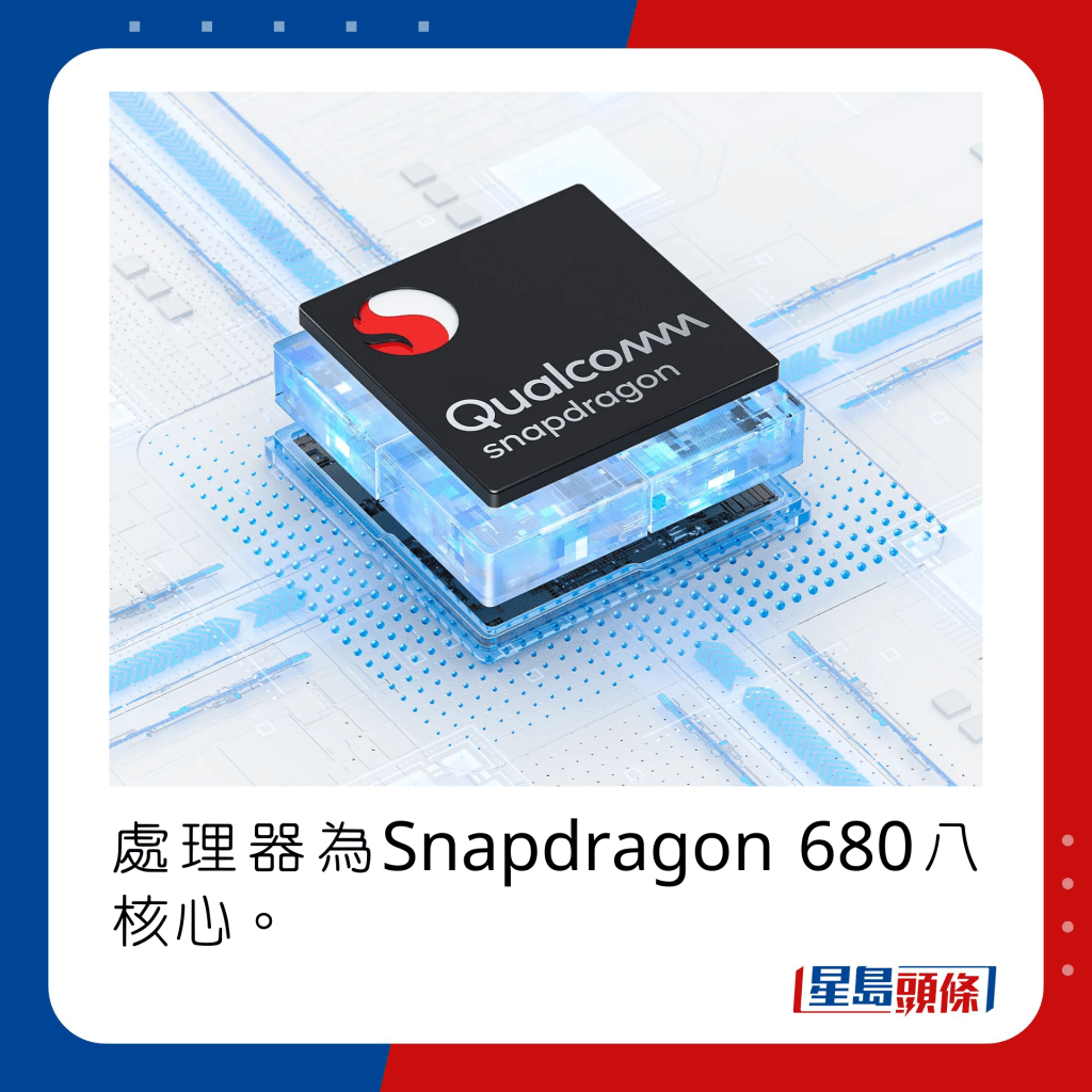 處理器為Snapdragon 680八核心。