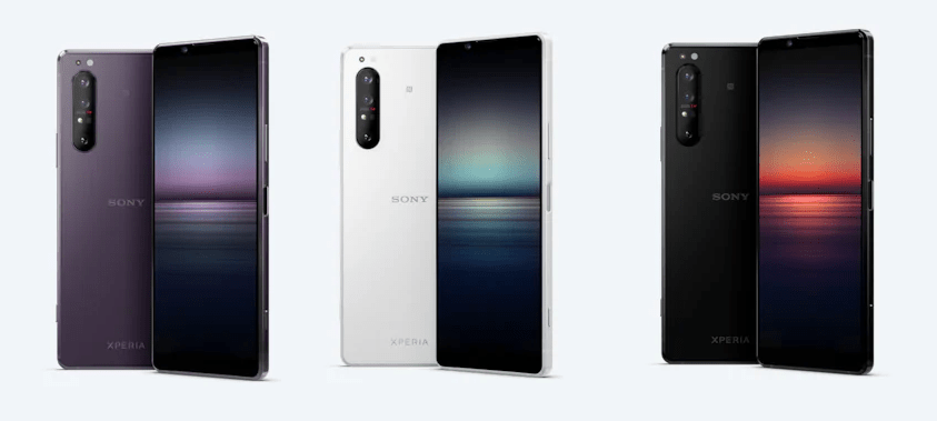 Sony 最新旗舰5G手机 Xperia 1 II。（Sony网站）