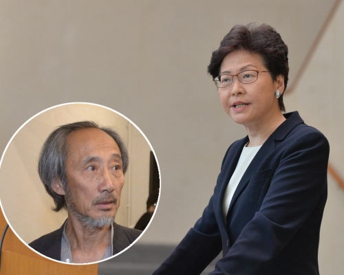 林鄭月娥重申政府絕對沒有介入馬建事件。