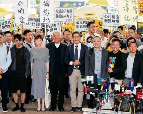 佔中九子早前被判罪成。 資料圖片