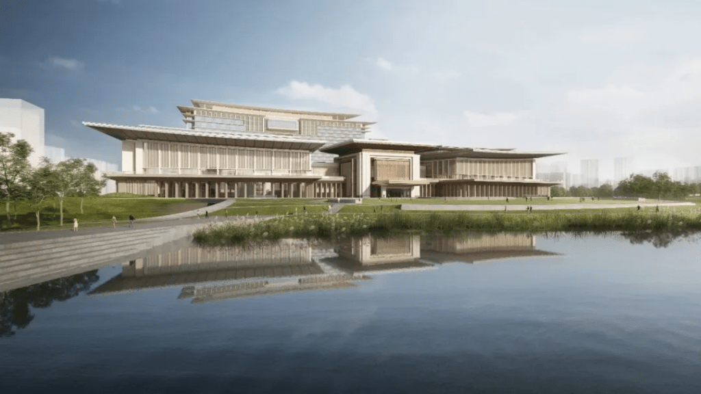 香蜜湖國際會議中心效果圖。華南理工大學建築設計研究院有限公司 香蜜湖國際會議中心效果圖。華南理工大學建築設計研究院有限公司