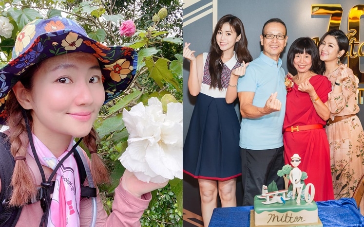 Selina與父母及妹妹一家親愛,一起度過難關。
