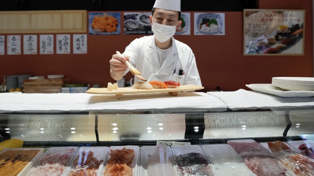 和食廚師將可被認定為「人間國寶」。 美聯社 和食廚師將可被認定為「人間國寶」。 美聯社