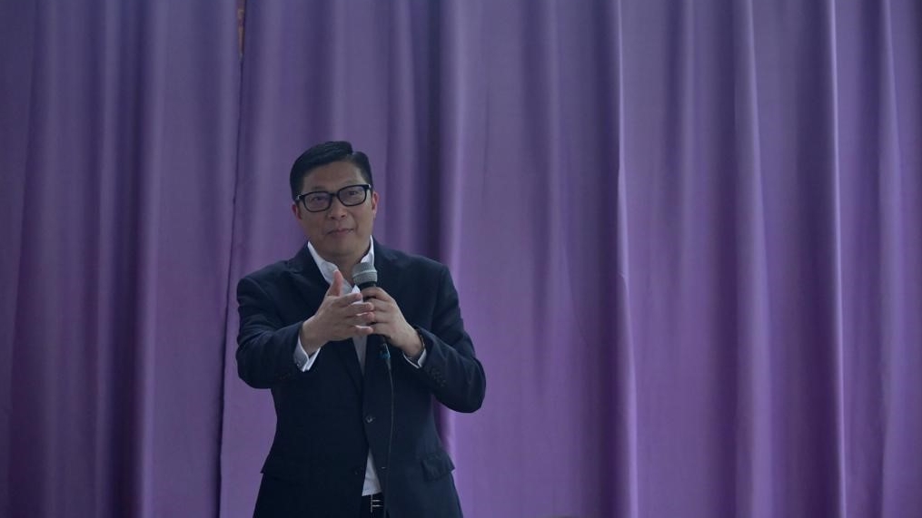 鄧炳強透露於黑暴期間曾感迷茫,幸得牧師開解。陳極彰攝