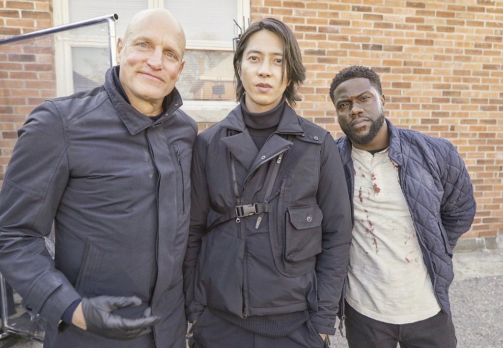 Kevin Hart分享合照，表示很高興跟山下智久合作。