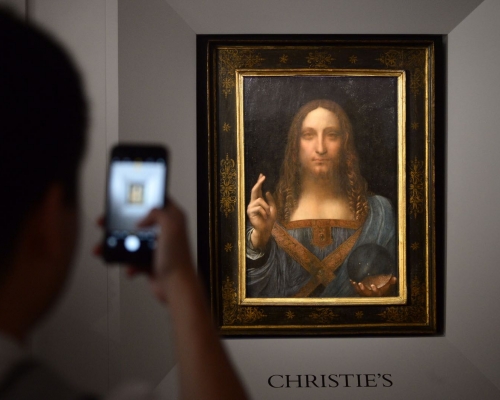 市民可以在在香港佳士得近距離觀賞觀賞作品。