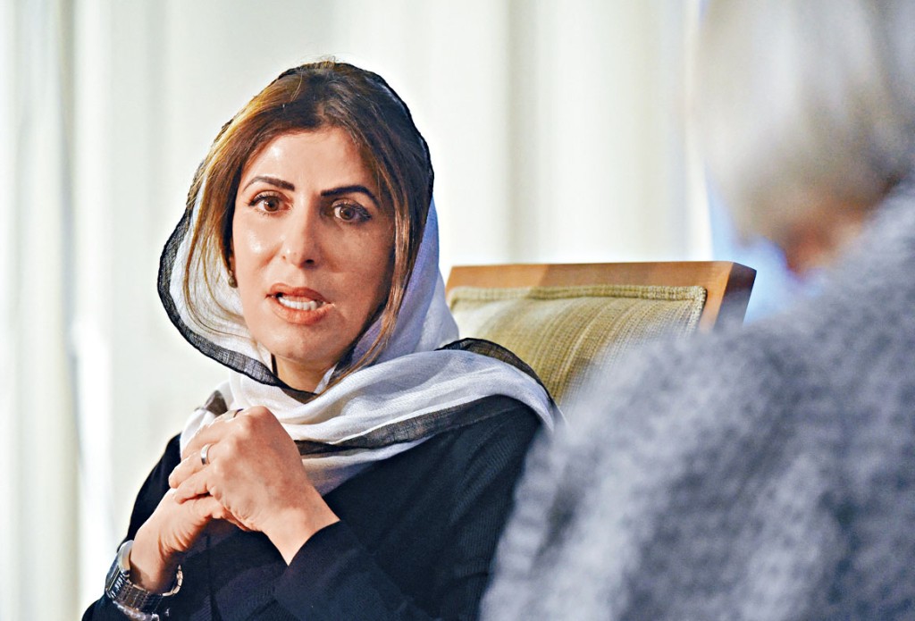 沙特公主巴斯瑪。 