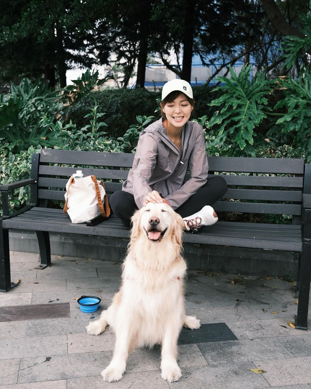 7歲的愛犬Molly是梁諾妍的抗壓、抗抑鬱良藥。