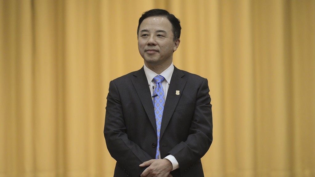 港大校長張翔確診。 資料圖片