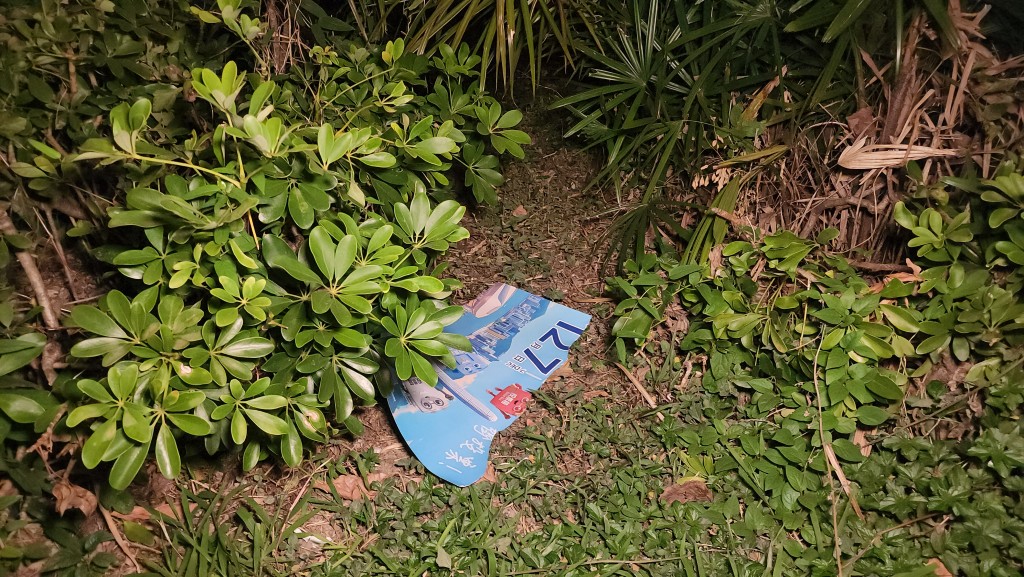 南山邨約5張選舉海報被破壞。