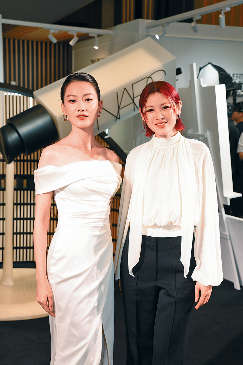 廖子妤（左）與陳蕾齊齊入圍金像獎，兩位都抱平常心。