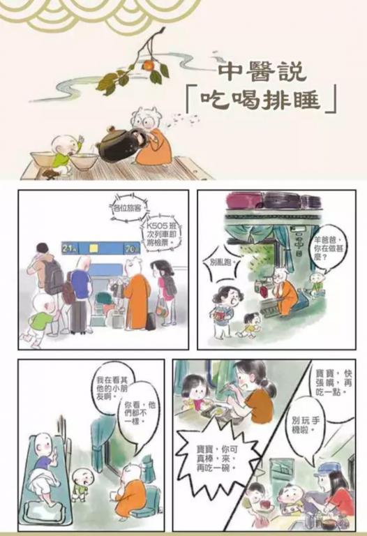 《羊爸爸漫画中医育儿》内文。