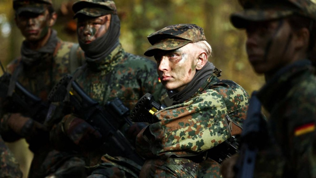 德軍等歐洲部隊近期努力提升軍事防禦能力。路透社