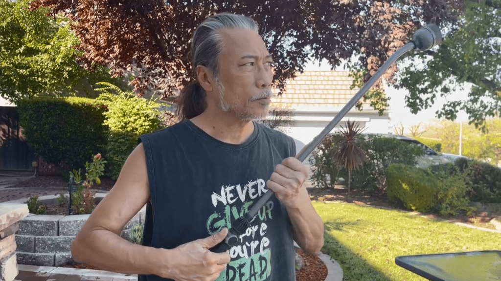 夏韶聲在社交平台分享生活短片。