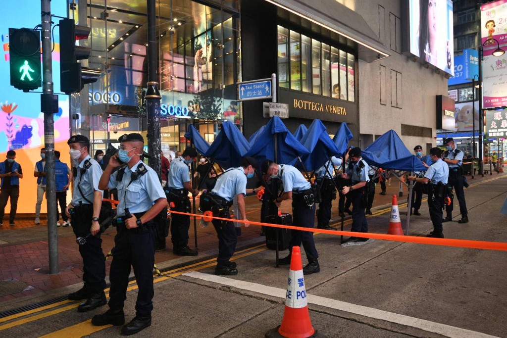 警方加強各區部署。