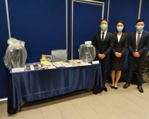 警方講述破案過程。梁國峰攝