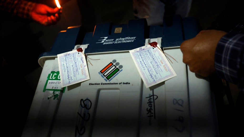 印度全國大選7個階段投票結束，選委會定於6月4日統一開票。 路透社