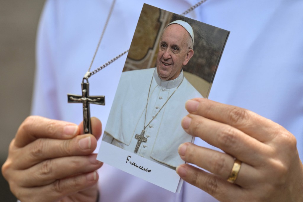 天主教教宗方濟各(Pope Francis)於上月離世。 法新社圖片 天主教教宗方濟各(Pope Francis)於上月離世。 法新社圖片