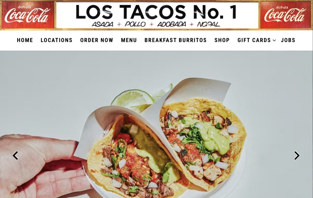 纽约知名塔可店Los Tacos No.1住于时报广场。 官网截图 纽约知名塔可店Los Tacos No.1住于时报广场。 官网截图