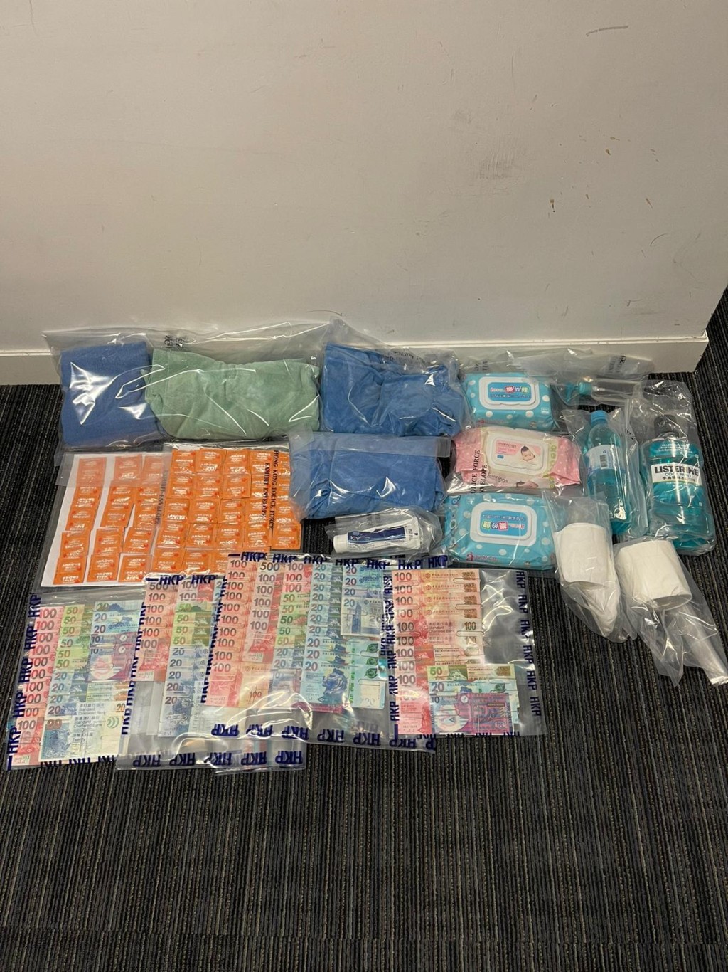 部分檢獲證物 警方圖片