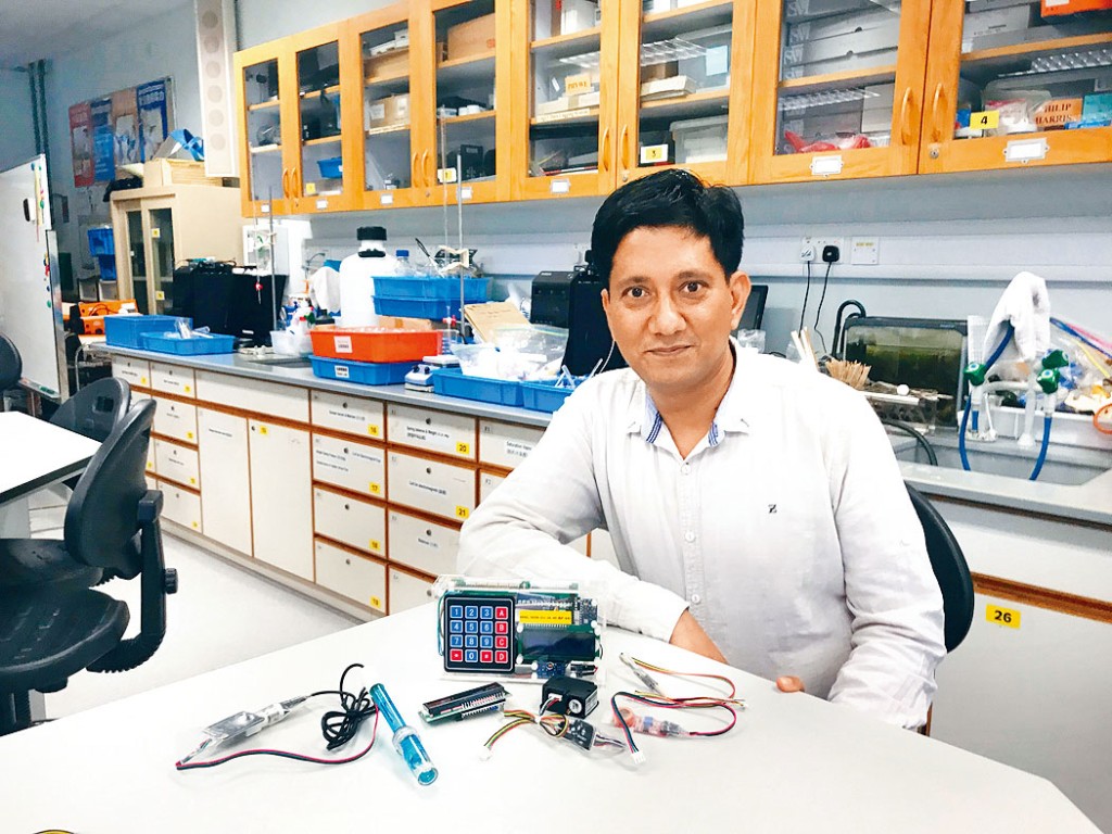 Parbat Dhungana去年由尼泊爾來港，在教大攻讀博士學位，研究低成本的教學科技。