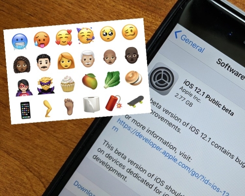蘋果iOS大型更新,加入紅髮光頭等逾70個新Emoji。網上圖片
