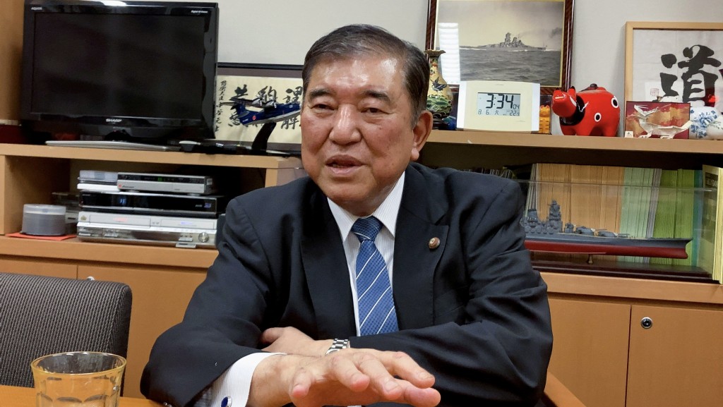 自民黨前幹事長石破茂。 路透社