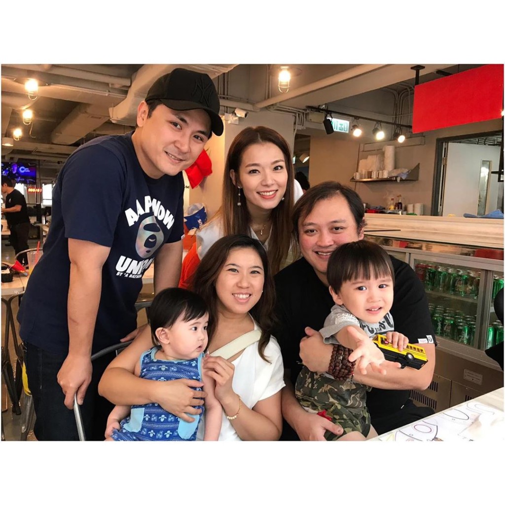 李泳豪及李泳漢一家。 呂慧儀IG
