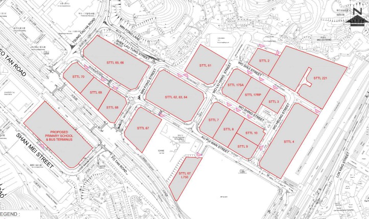 城規會規劃圖。