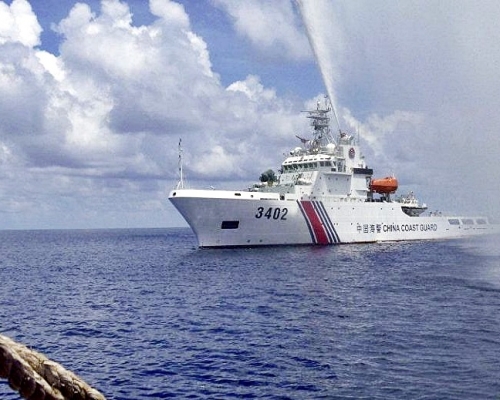 中國海警船。