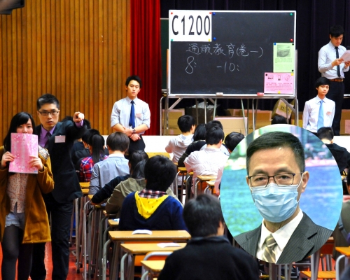 楊潤雄呼籲考生放鬆心情。資料圖片