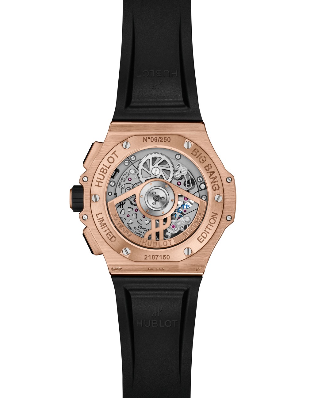 Hublot Big Bang 20th Anniversary Collection,機芯:MHUB1280 UNICO自動。 Hublot Big Bang 20th Anniversary Collection,機芯:MHUB1280 UNICO自動。