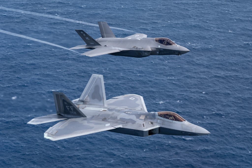F-22猛禽戰機。美國空軍 F-22猛禽戰機。美國空軍