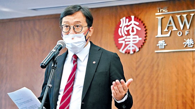 律師會會長陳澤銘。資料圖片