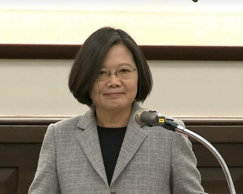 蔡英文感謝美國眾議院通過台北法案。(網圖)
