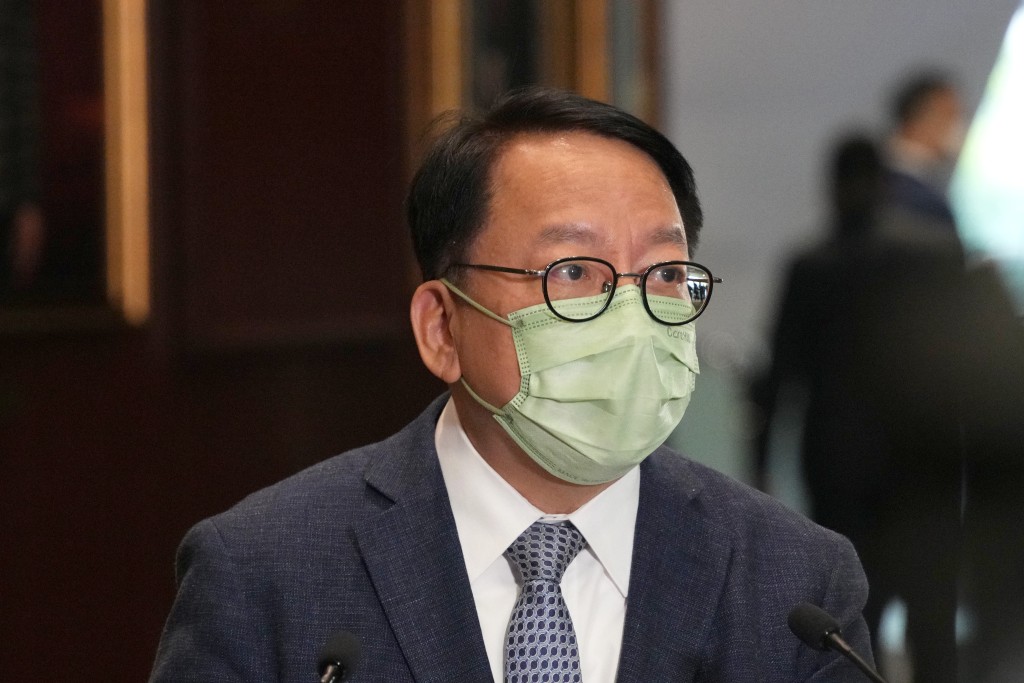 政務司司長陳國基回應前任特首辦公室問題。資料圖片