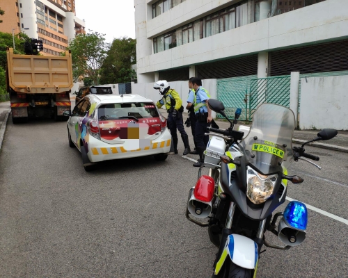 行動相關圖片。警方圖片