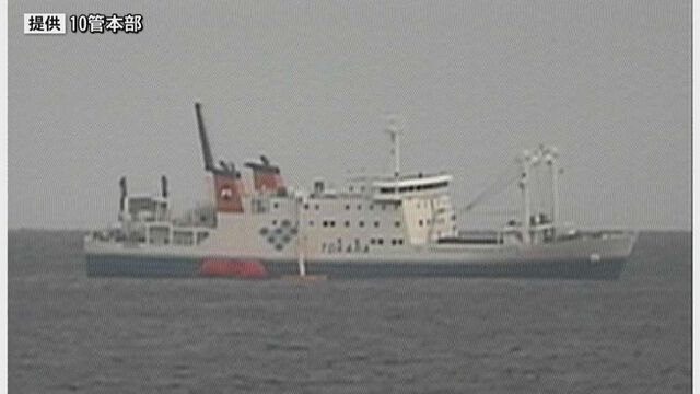 鹿兒島渡輪起火後，29人緊急坐救生艇逃難。網上圖片