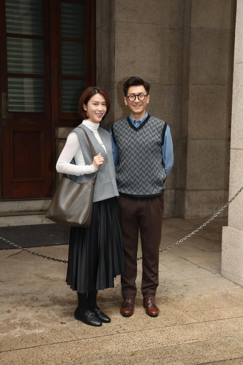 是日蔣祖曼、馬貫東重演《正義女神》橋段,要勾起角色個性細節。 是日蔣祖曼、馬貫東重演《正義女神》橋段,要勾起角色個性細節。