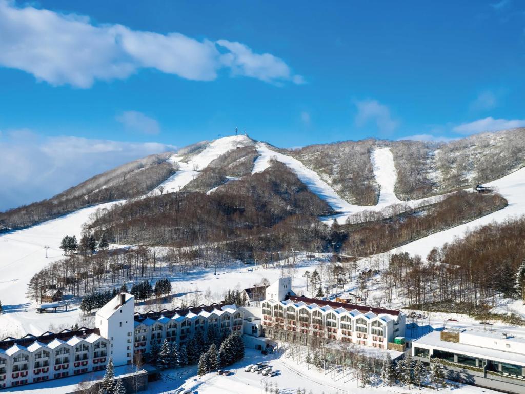 北海道留寿都村滑雪场。