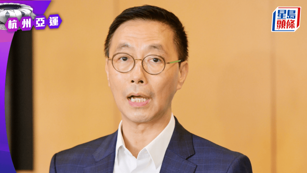 杭州亞運港隊今日進帳4面獎牌，楊潤雄稱全力支持運動員繼續爭取佳績。資料圖片