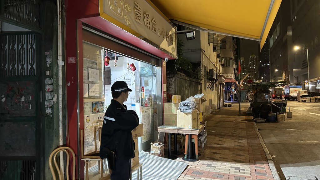 警員到場調查。